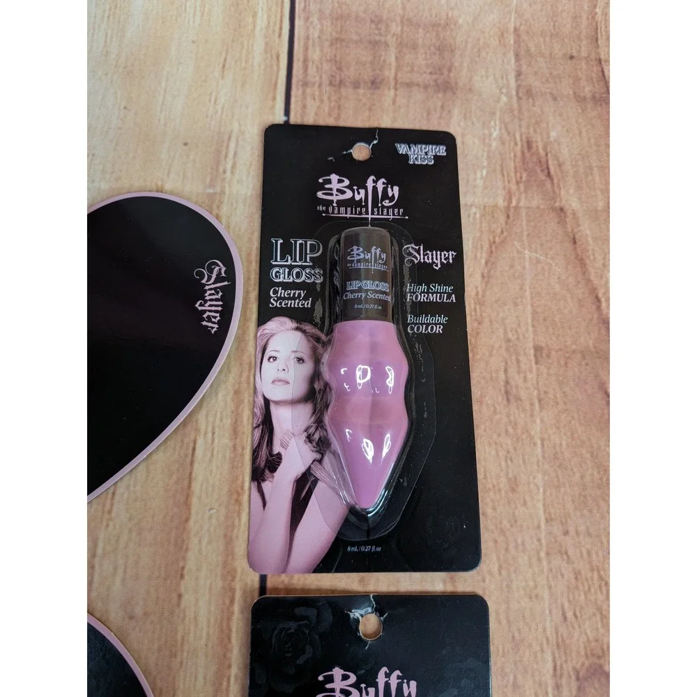 Buffy the Vampire Slayer Lip Gloss Balm & Nail Polish Beauty Bundle Lot